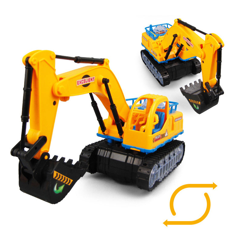 Simulated Electric Bulldozer Excavator