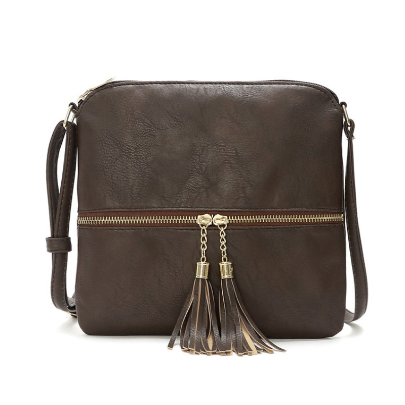 Medium Crossbody Bag with Tassel