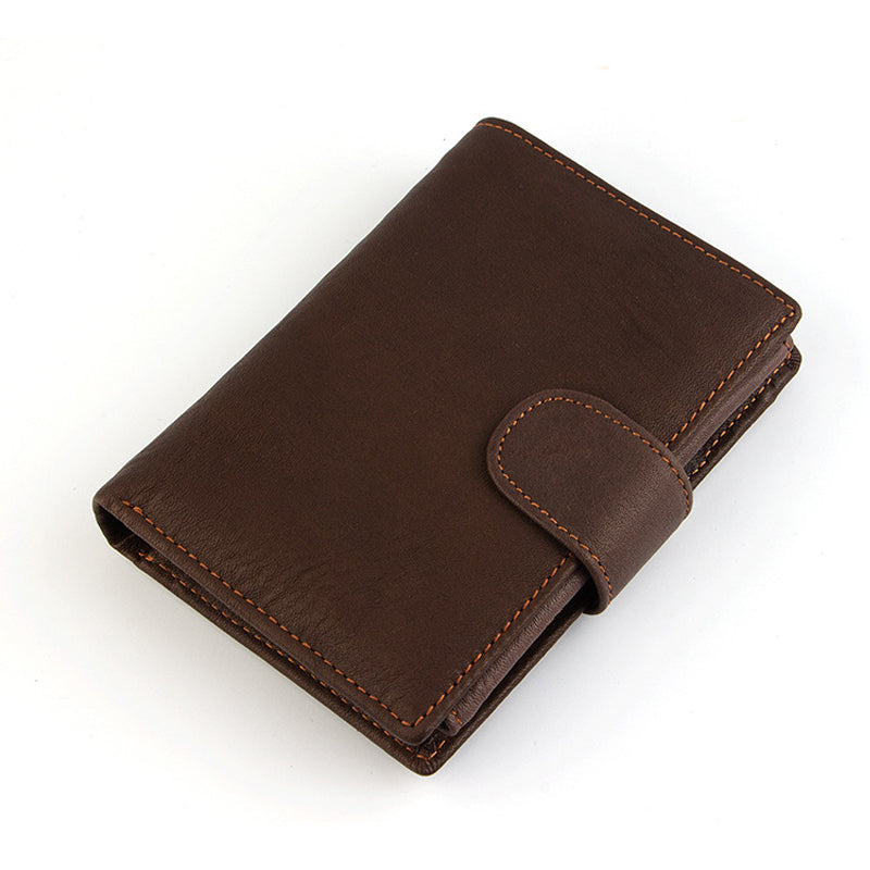 Multi-slot Trifold PU Leather Vintage Wallet