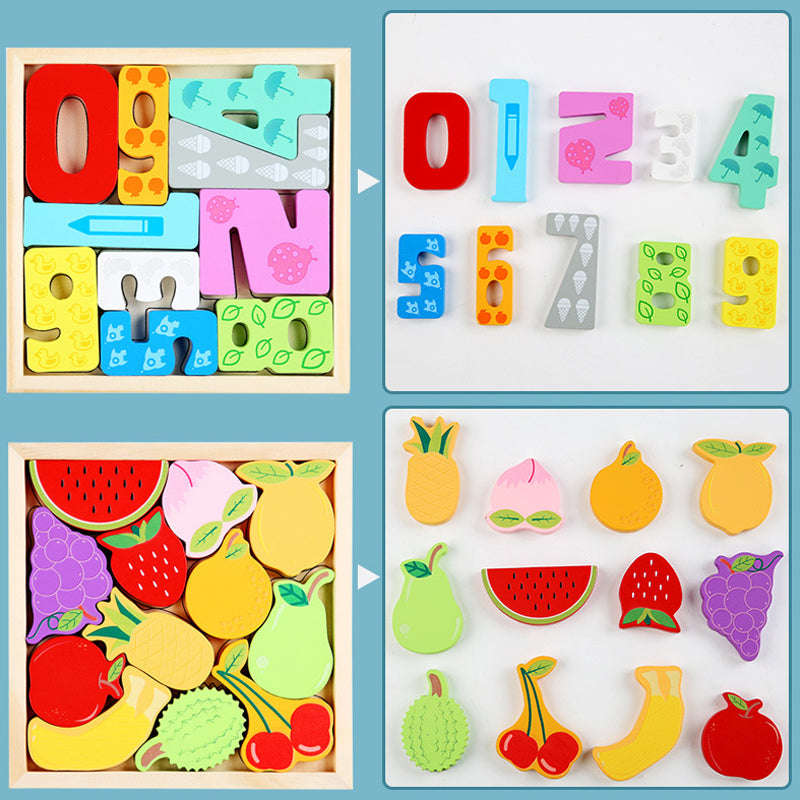 🌲Wooden Toddler Jigsaw Puzzles