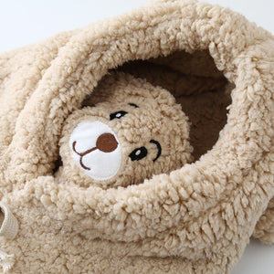 Warm Plush Bear Hat