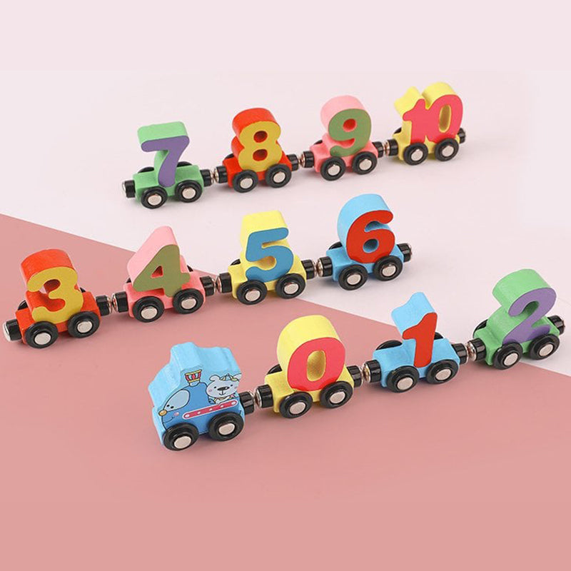 💥💥Hot Sale💥Wooden Digital Train Toy