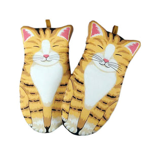 Cat Paw Oven Mitts