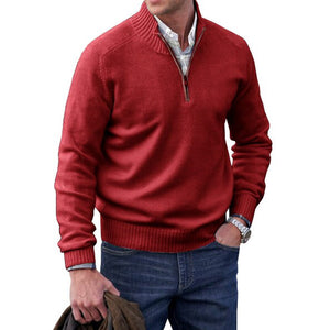 ✨Men's Cashmere Zipper Basic Sweater