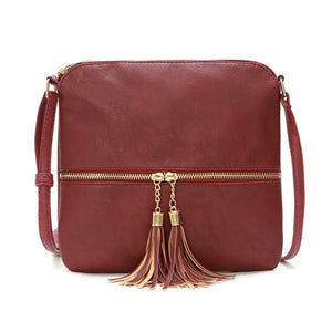 Medium Crossbody Bag with Tassel