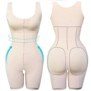 Women's Zipper Slimming Bodysuit Shapewear