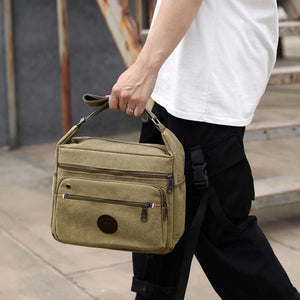 Vintage Large Capacity Canvas Messenger Bag