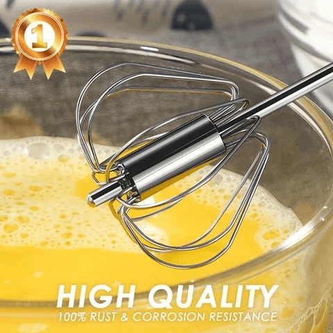 🥚Stainless Steel Semi-Automatic Whisk