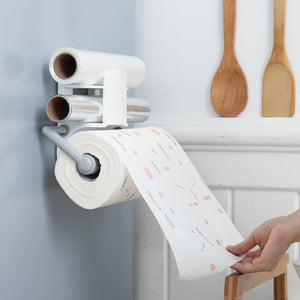 Multifunction No Trace Self adhesive Kitchen Roll Holders