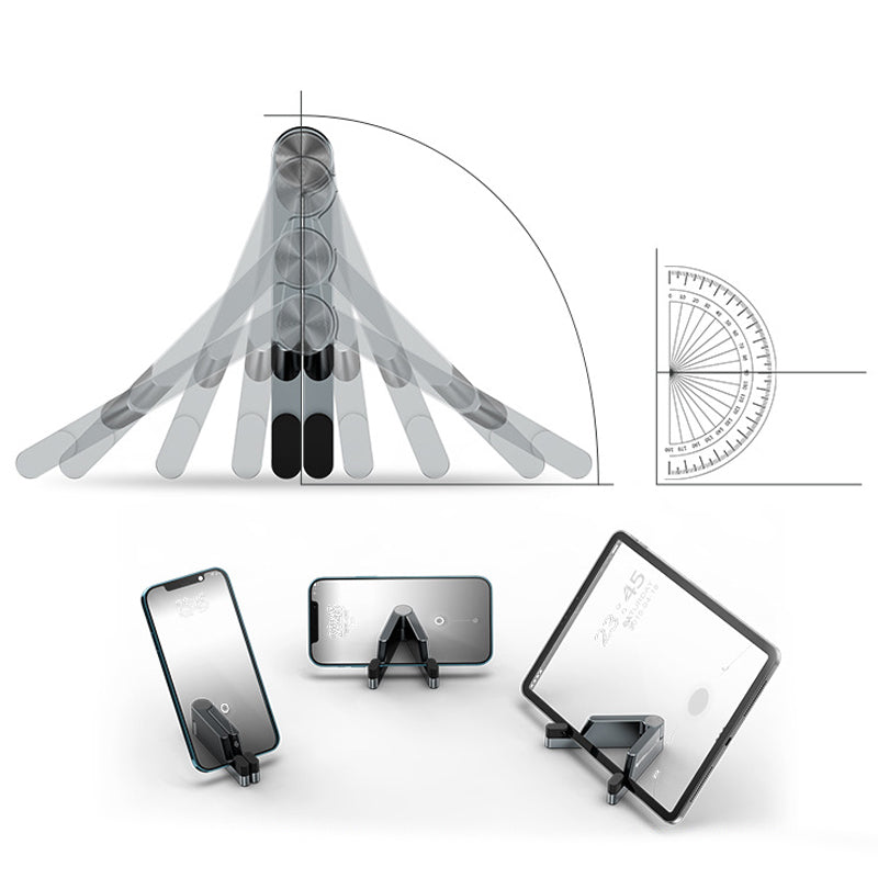 Lazy Folding Bracket  for Cell Phone and Computer