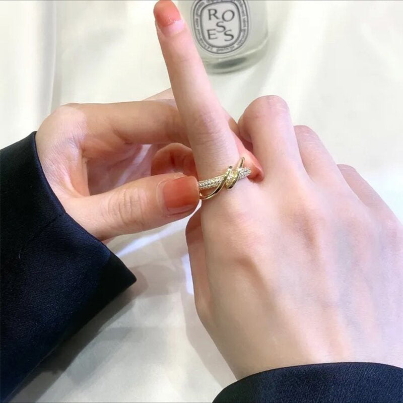 Vintage Gold-plated Adjustable Ring