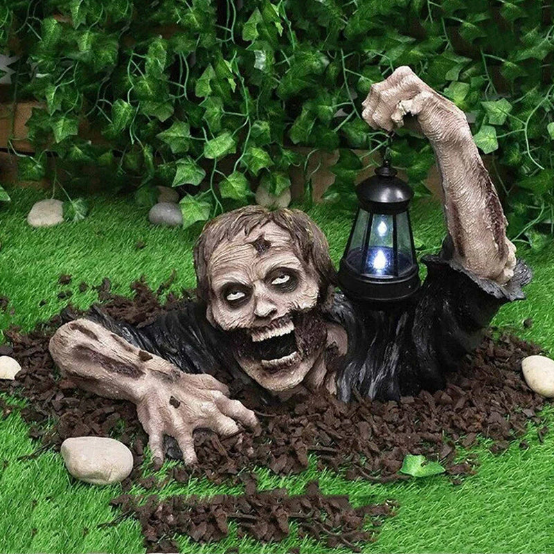 Zombie Terror Scary Statue