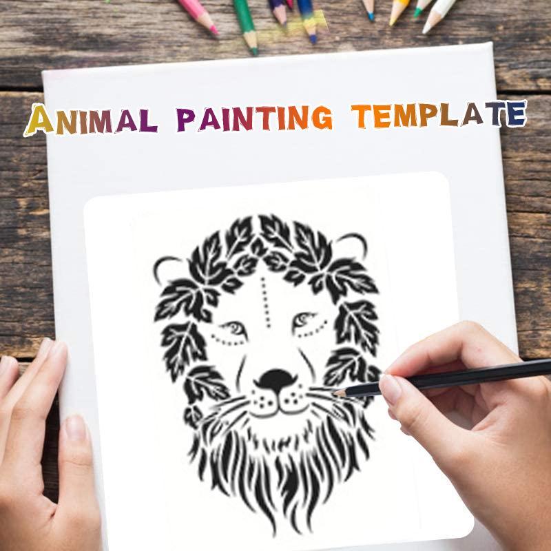 Fast Draw Stencil Art Templates( 12 Sheets/Set )