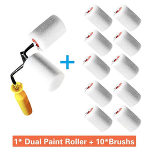 Roll All Hand-held Dual-paint Roller