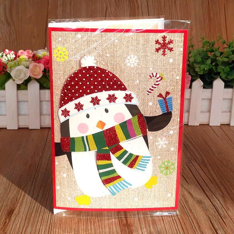 Merry Christmas Music Greeting Card (12pcs)