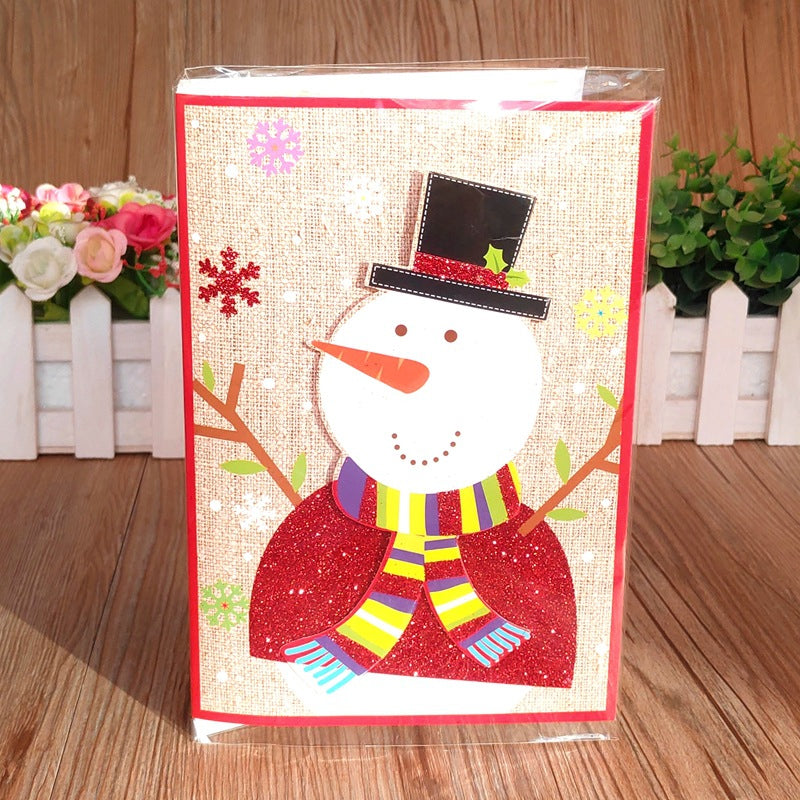 Merry Christmas Music Greeting Card (12pcs)