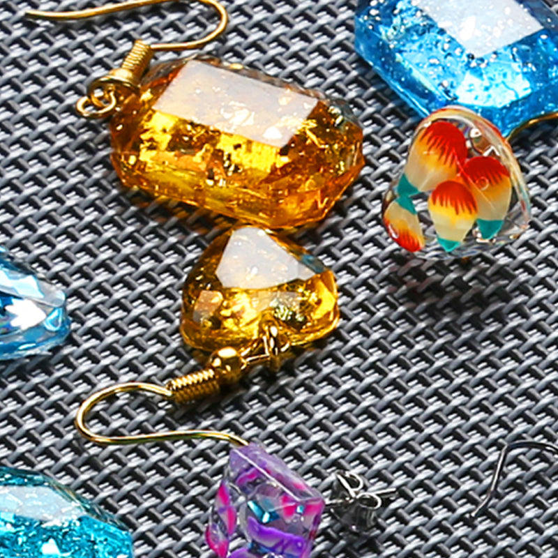 DIY Crystal Mold Set of Earings