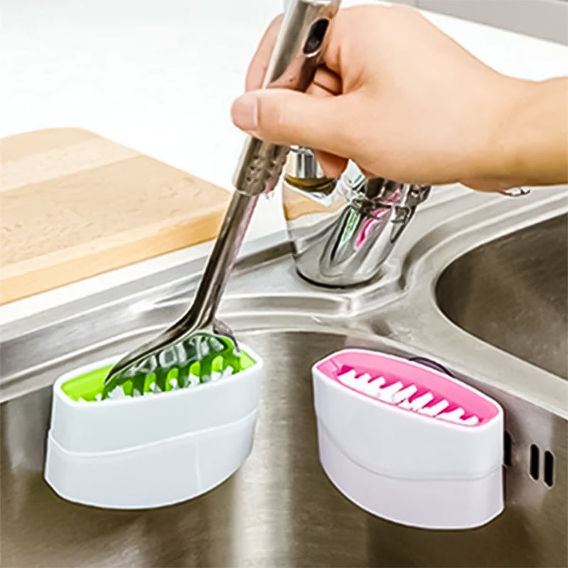 Hand-Free Cutlery Cleaner