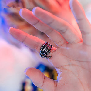 Punk Style Skull Finger Ring