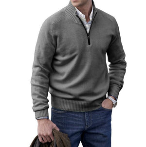 ✨Men's Cashmere Zipper Basic Sweater