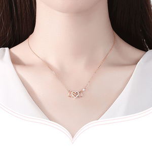 Gentle Love Rhinestone Necklace