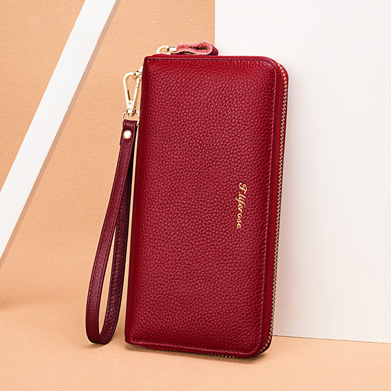 Ladies' Fashionable Long Wallet with a Large Capacity