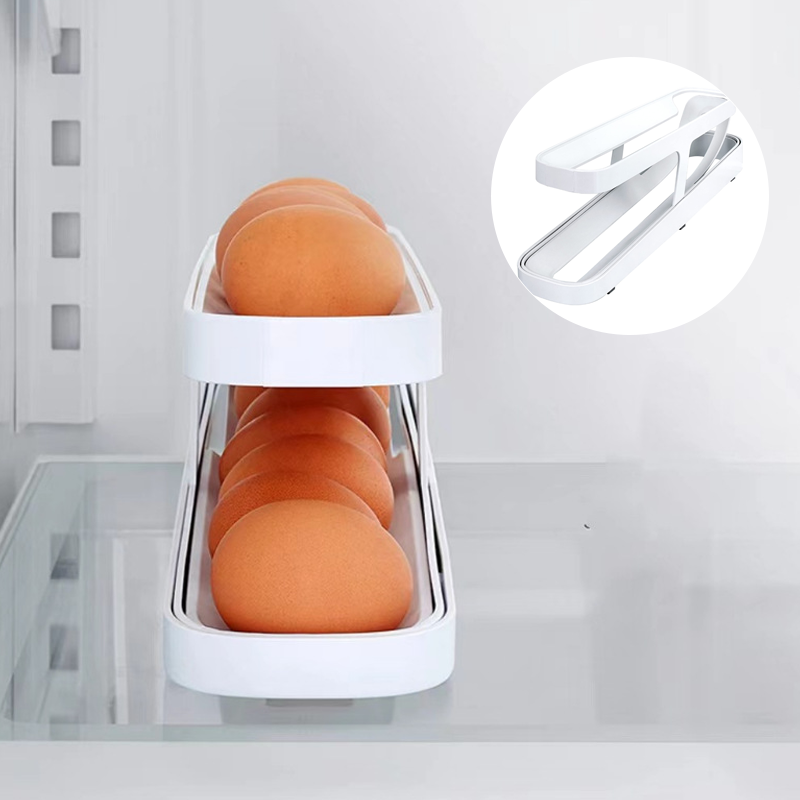 New Automatic Roll-Down Double-layer Egg Dispenser