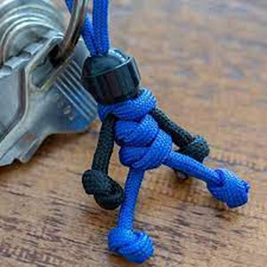 Braided Rope Paracord Buddy Keychain