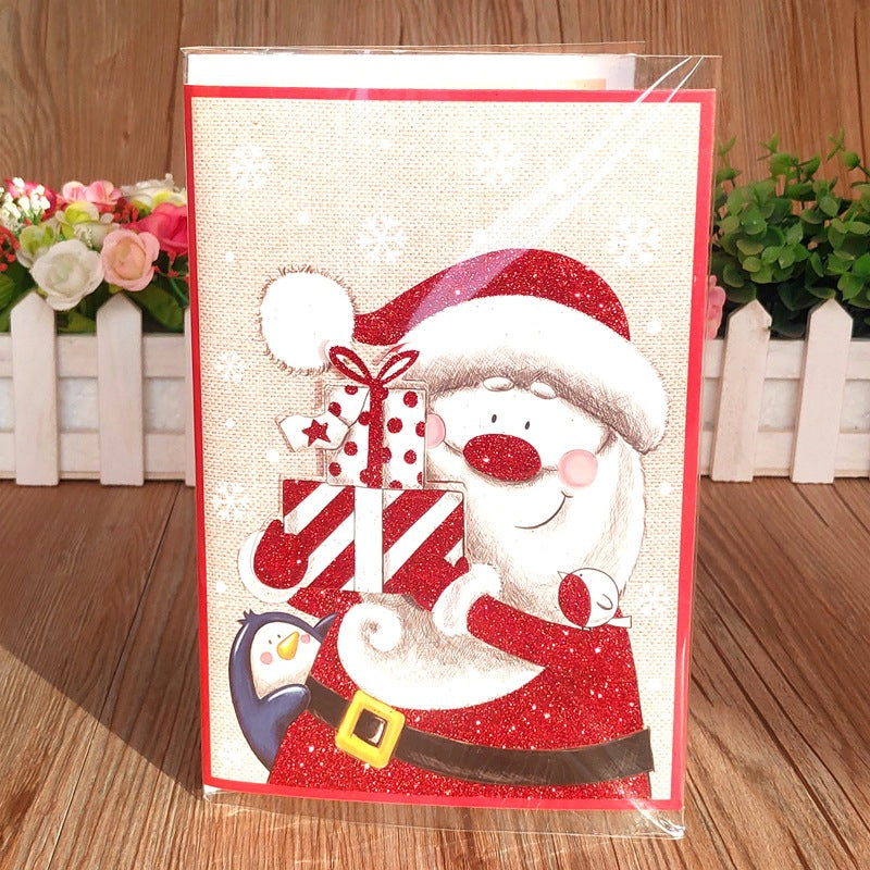 Merry Christmas Music Greeting Card (12pcs)