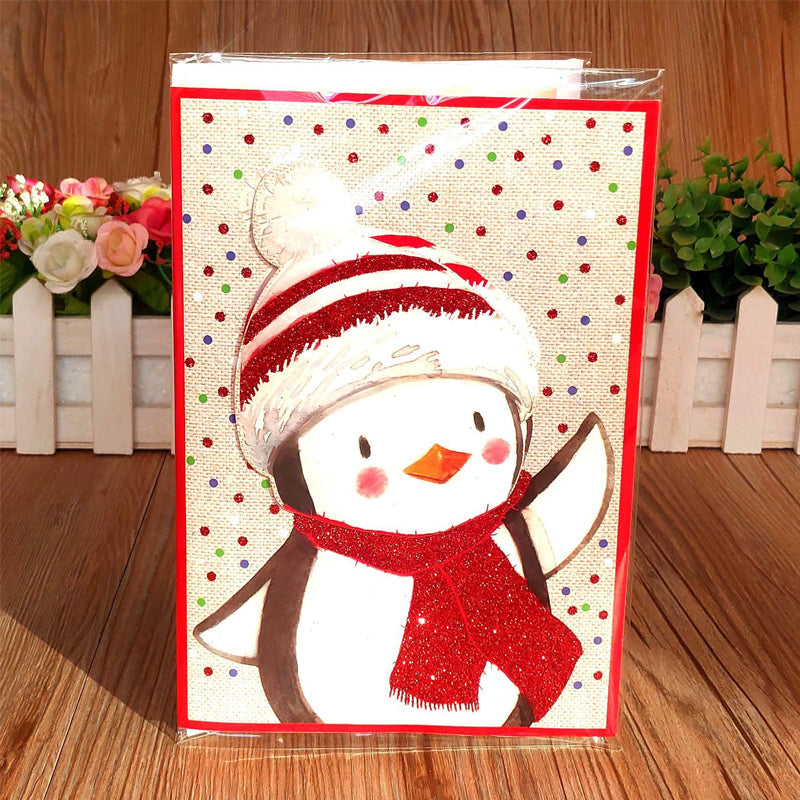 Merry Christmas Music Greeting Card (12pcs)