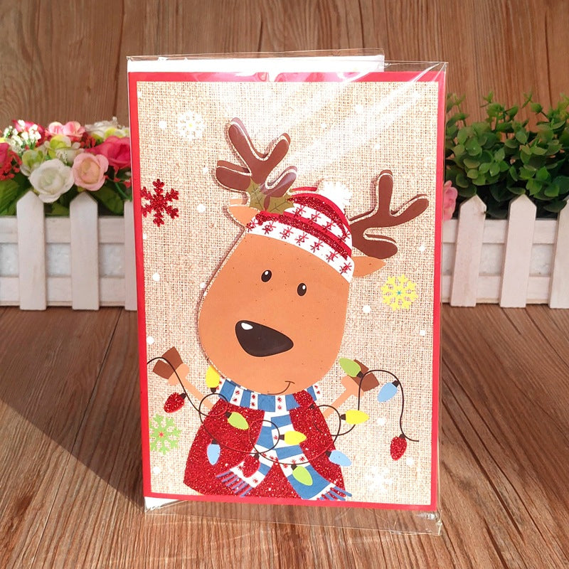 Merry Christmas Music Greeting Card (12pcs)