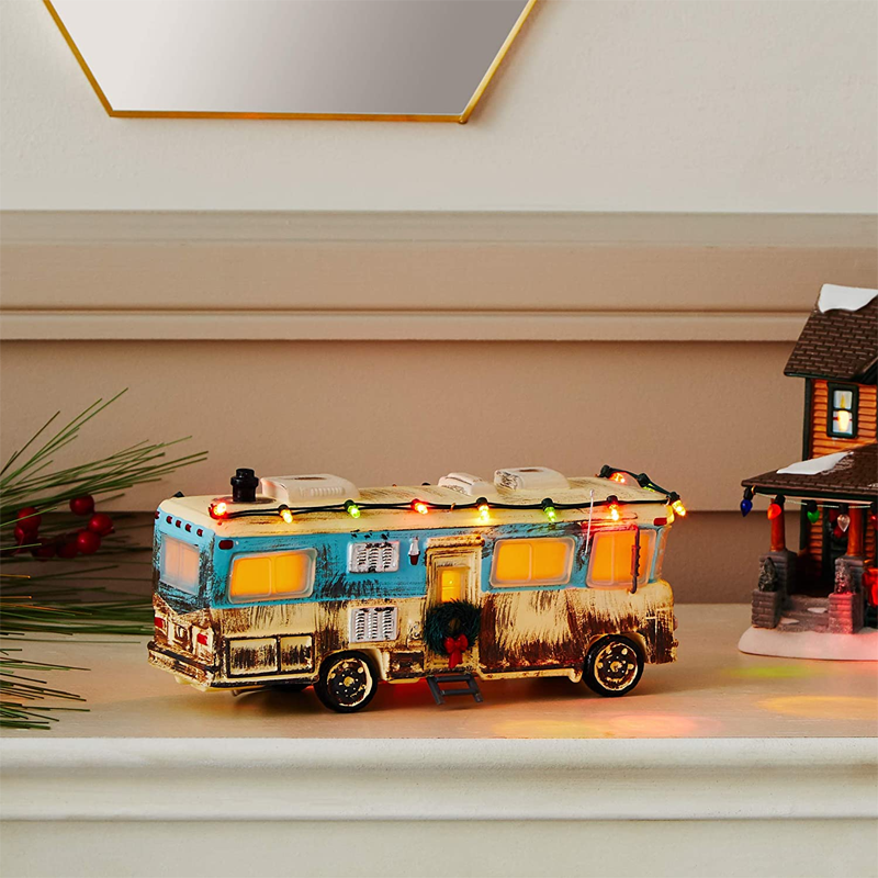 Christmas Vacation Lighted Building Decoration