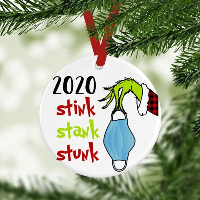 2020 Stink Stank Stunk Christmas Ornament