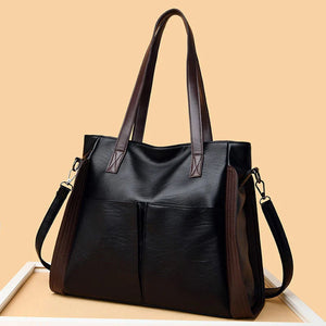 Large-Capacity Texture Soft Leather Handbag