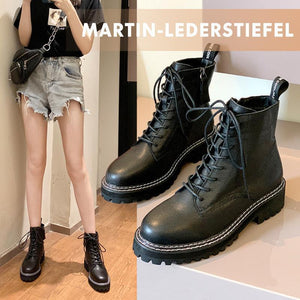 WOMEN'S Genuine Leather straps Martin Boots