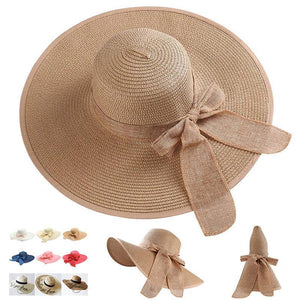 Summer Beach Wide Brim Sun Hats, UPF 50+