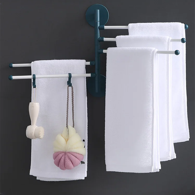 Punching-free Rotating Towel Rail