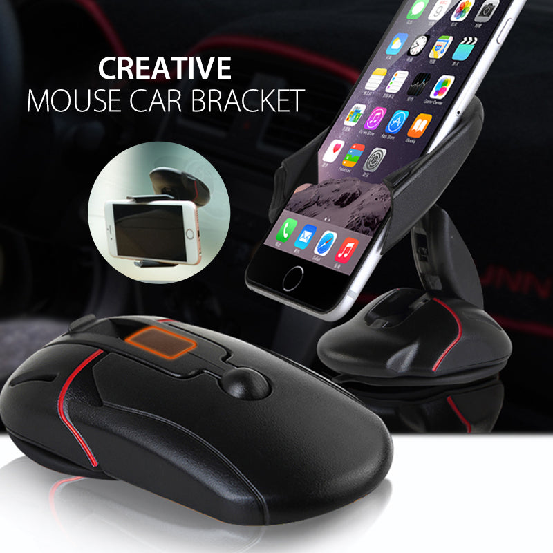 【Last Day Promotion】Rotating Mouse Phone Holder Car Bracket