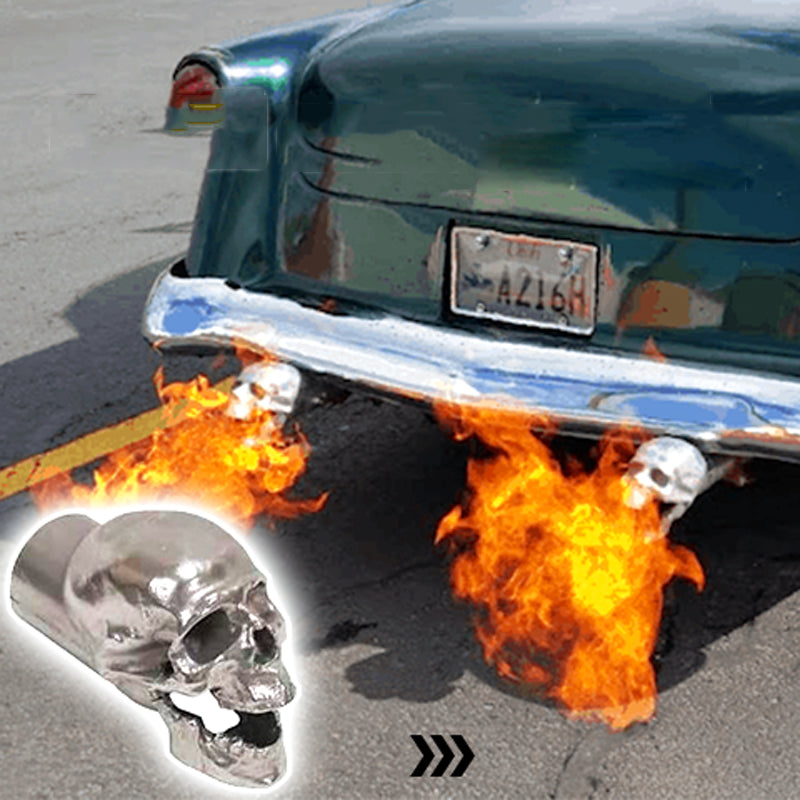 Skull exhaust tip