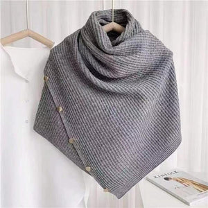 Ladies Knitted Bib Shawl