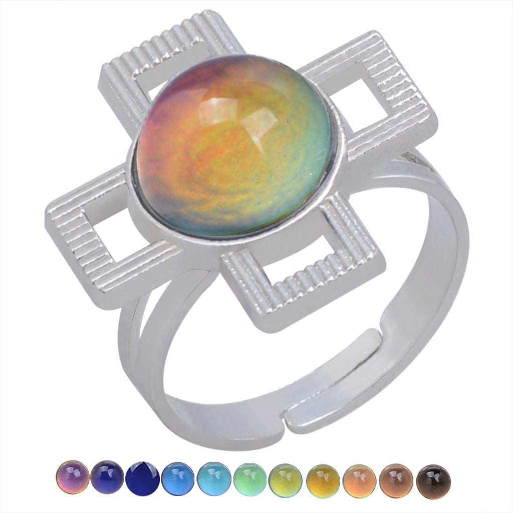 Emotion Feeling Change Color Ring