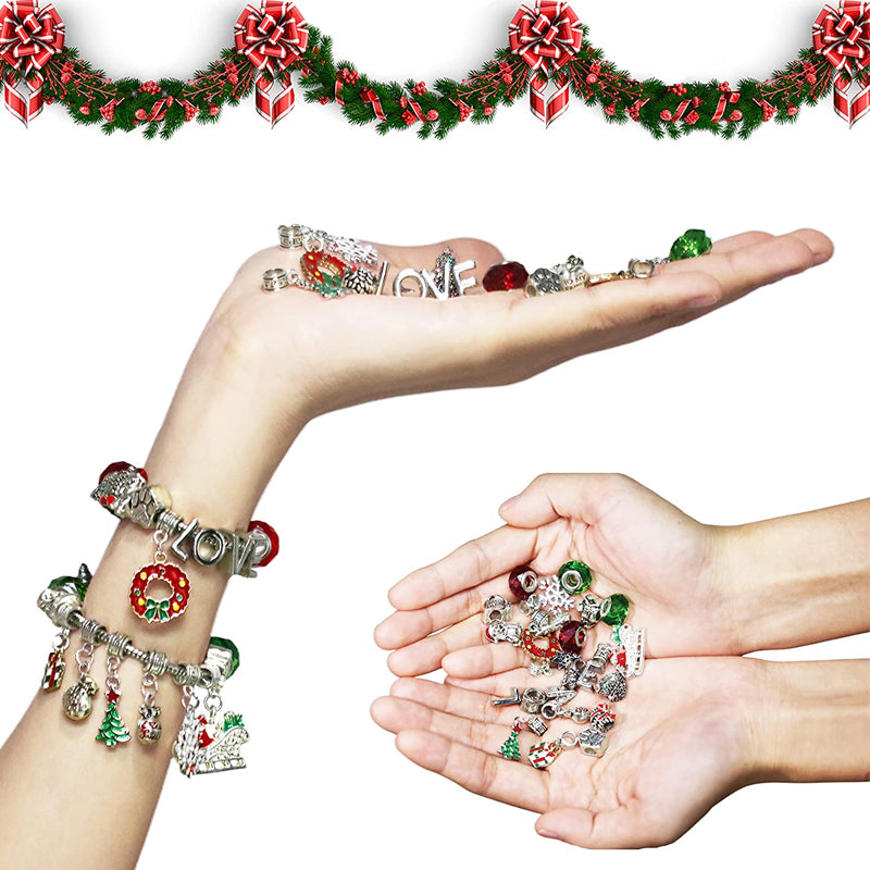 🎅🎄DIY 24 Days Christmas Countdown Calendar Bracelets Set