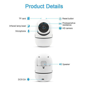 The Smart AI Security Camera - Automatic body tracking, Night vision HD