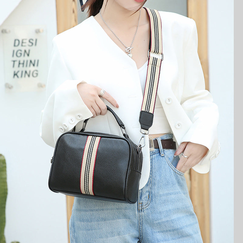 PU Soft Leather Shoulder Messenger Bag