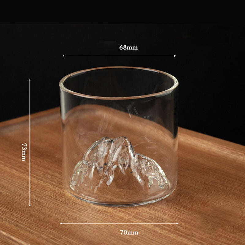 Fuji Mountain Glass Cup