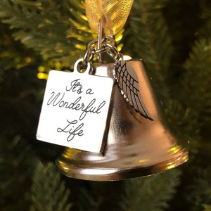 🎄Christmas ornaments angel wings bell-memorial christmas gift🎅