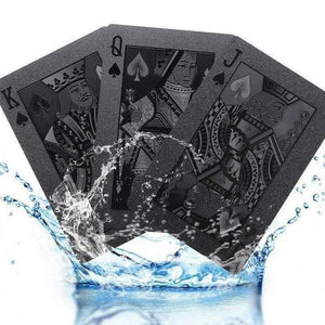 Waterproof Black Diamond Playing Cards