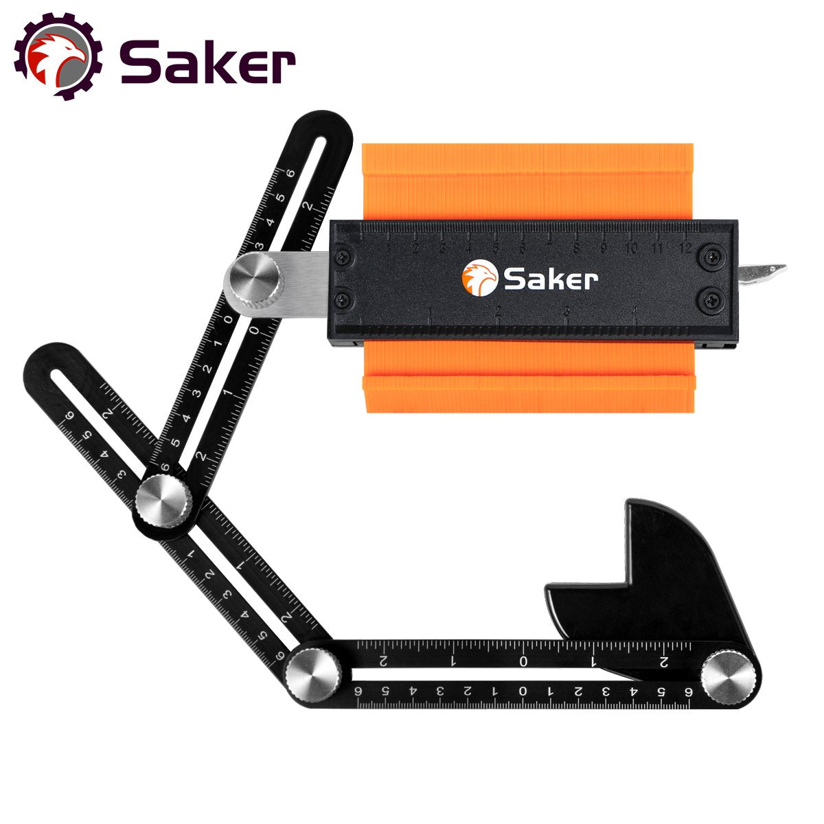 Saker® Contour Gauge Profile Tool With Opening Locator