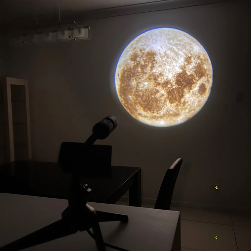 Moon Earth Projection LED Lamp