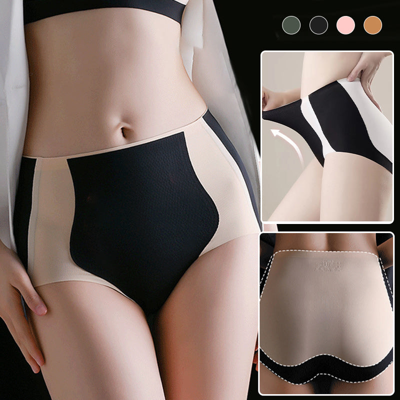 Hip Lifting Color Panel Panties